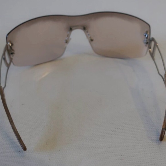 Dior Silver Play Rimless Sunglasses with Case D-arm - Picture 3 of 3